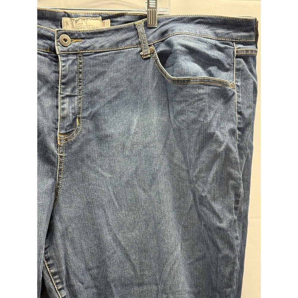Torrid Womens Blue Denim Stretch Ankle Jeans Size 28R - Picture 4 of 11